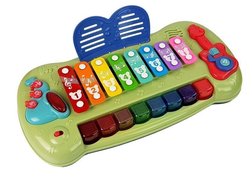 Ksülofon-klaver lastele Lean Toys Baby Piano цена и информация | Beebide mänguasjad | hansapost.ee