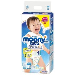 Jaapani mähkmepüksid Moony L 9-14 kg, poistele (44 tk.) hind ja info | Mähkmed, riidest mähkmed | hansapost.ee