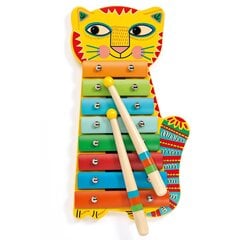 Laste puidust ksülofon Djeco Animambo, DJ06002 price and information | Educational children's toys | hansapost.ee