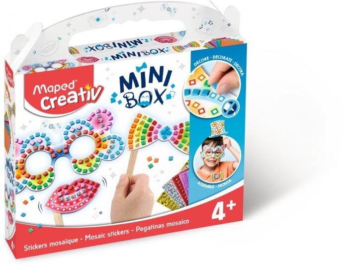 Mosaiikkleebiste komplekt Maped Creativ Mini Box цена и информация | Arendavad laste mänguasjad | hansapost.ee