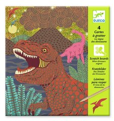 Kraapimispildid - Dinosaurused, Djeco DJ09726 hind ja info | Djeco Koolitarvikud | hansapost.ee