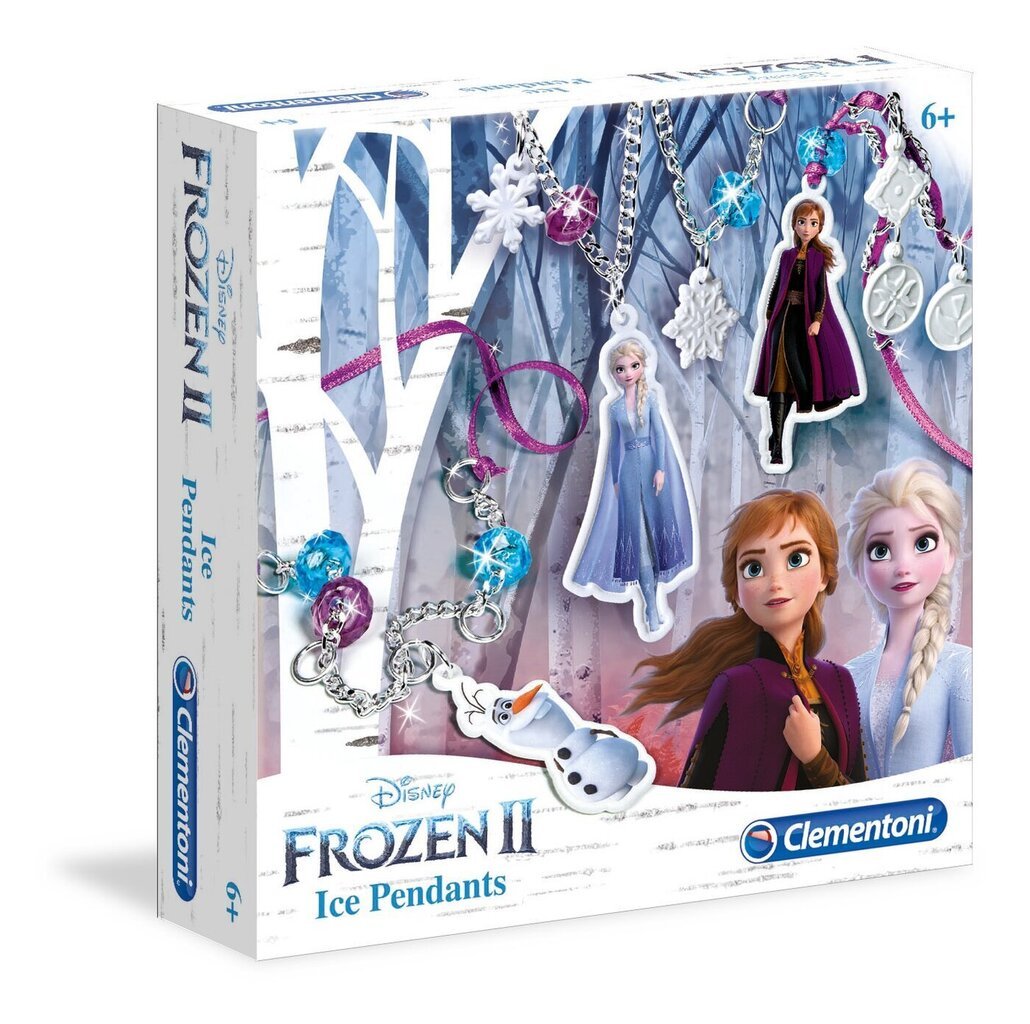 Clementoni loominguline komplekt Ripatsid jääga Frozen II, 18567 hind ja info | Arendavad laste mänguasjad | hansapost.ee