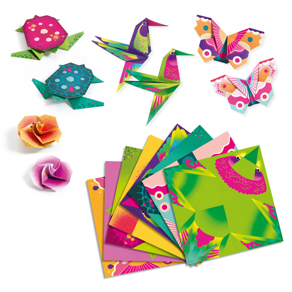 Origami - Troopika, Djeco DJ08754 hind ja info | Arendavad laste mänguasjad | hansapost.ee