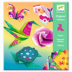 Набор для оригами - Тропики Djeco DJ08754 цена и информация | Развивающие игрушки для детей | hansapost.ee