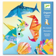 Набор для оригами - Морские животные Djeco DJ08755 цена и информация | Развивающие игрушки для детей | hansapost.ee