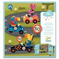 Korduvkasutatavad kleebised Djeco Autod, DJ09073 price and information | Educational children's toys | hansapost.ee