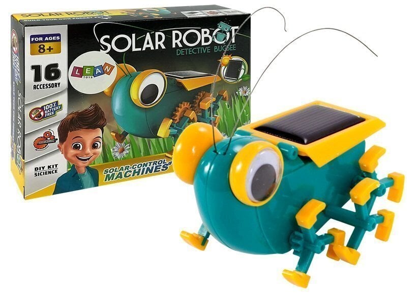 Päikesepatareiga robot "Detective Bugsee" цена и информация | Arendavad laste mänguasjad | hansapost.ee