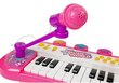 Klaver mikrofoniga, 24 klahvi, roosa hind ja info | Arendavad laste mänguasjad | hansapost.ee
