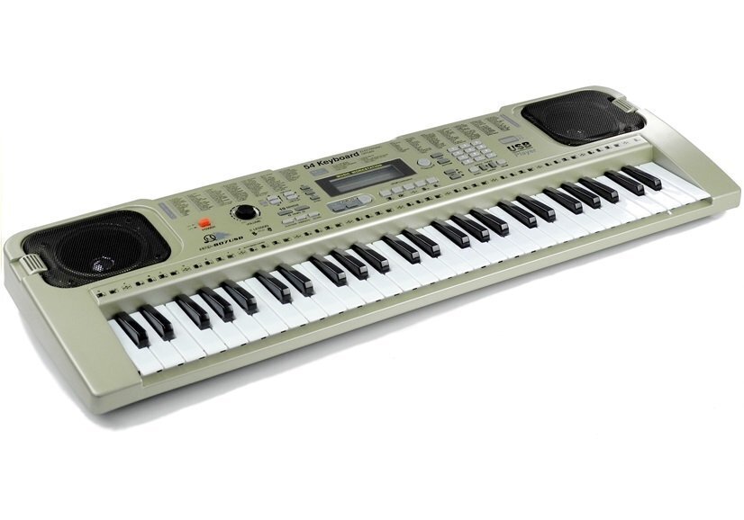 Suur klaver mikrofoniga Keyboard MQ-807 USB hind ja info | Arendavad laste mänguasjad | hansapost.ee