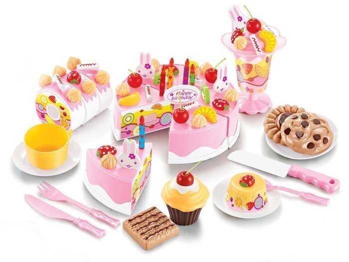 Mängu sünnipäevatort DIY Fruit Cake цена и информация | Mänguasjad tüdrukutele | hansapost.ee