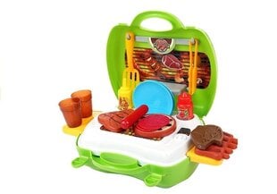 Mängu grill kohvris koos tarvikutega „BBQ“ hind ja info | Lean Toys Lastekaubad ja beebikaubad | hansapost.ee