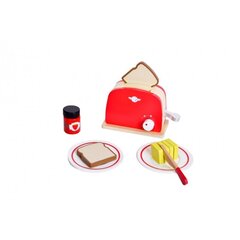 Деревянный игрушечный тостер Retro Classic World, 12 деталей цена и информация | Игрушки для девочек | hansapost.ee
