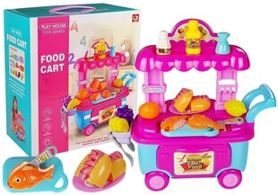 Mängu kiirtoidupood koos tarvikutega "Food Cart" цена и информация | Игрушки для девочек | hansapost.ee