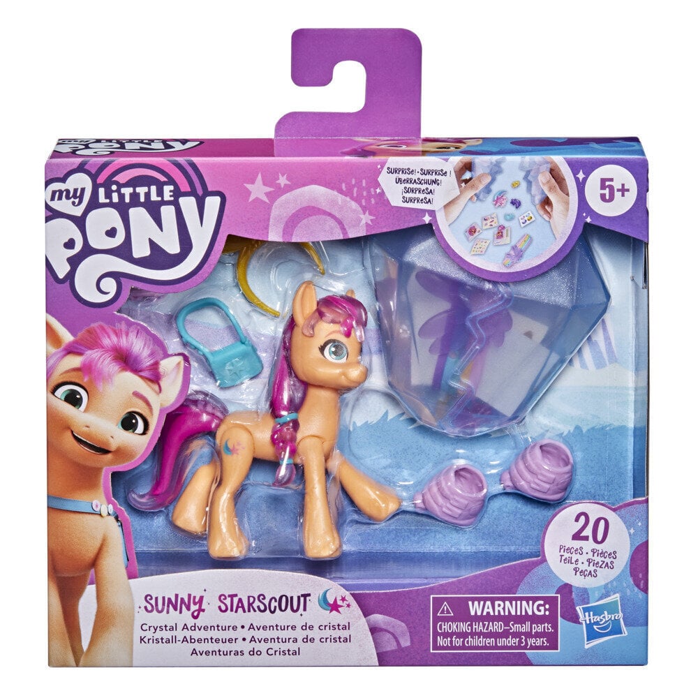 MY LITTLE PONY Mängufiguur Crystal Adventure Pony, 7,5cm hind ja info | Mänguasjad tüdrukutele | hansapost.ee