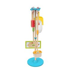 Деревянный набор для уборки Tooky Toy цена и информация | Игрушки для девочек | hansapost.ee