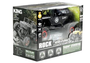 Машинка с дистанционным управлением Jeep R / C 1:18, черная  цена и информация | Игрушки для мальчиков | hansapost.ee