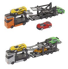 Игровой набор Teamsterz Автоперевозчик с 4 машинками цена и информация | Игрушки для мальчиков | hansapost.ee