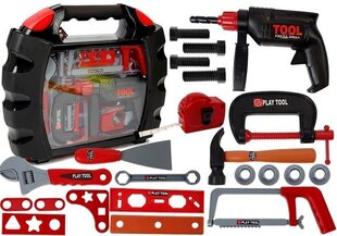 Набор инструментов с чемоданом Play Tool, красный цена и информация | Игрушки для мальчиков | hansapost.ee