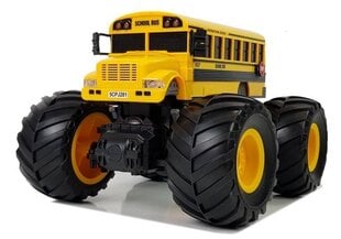 Дистанционно управляемый автобус с большими колесами, желтый, 6 л.+ цена и информация | Игрушки для мальчиков | hansapost.ee