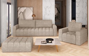 Комплект мягкой мебели NORE Lazaro 17, бежевый цена и информация | Комплекты мягкой мебели | hansapost.ee