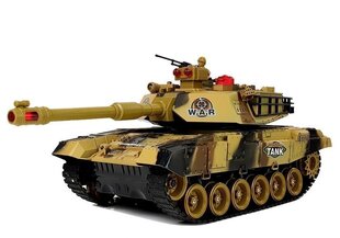 Kaugjuhtimisega tank heli- ja valgusefektidega, kollane цена и информация | Игрушки для мальчиков | hansapost.ee