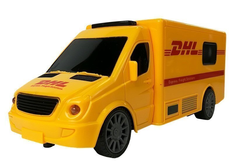 Kaugjuhitav DHL Truck helide ja tuledega hind ja info | Mänguasjad poistele | hansapost.ee