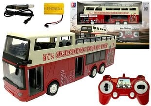 Kahekorruseline buss puldiga 1:18 цена и информация | Игрушки для мальчиков | hansapost.ee
