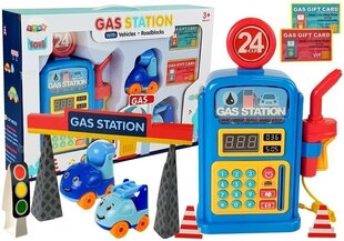 Автозаправочная станция с автомобилями, светом и звуком цена и информация | Игрушки для мальчиков | hansapost.ee