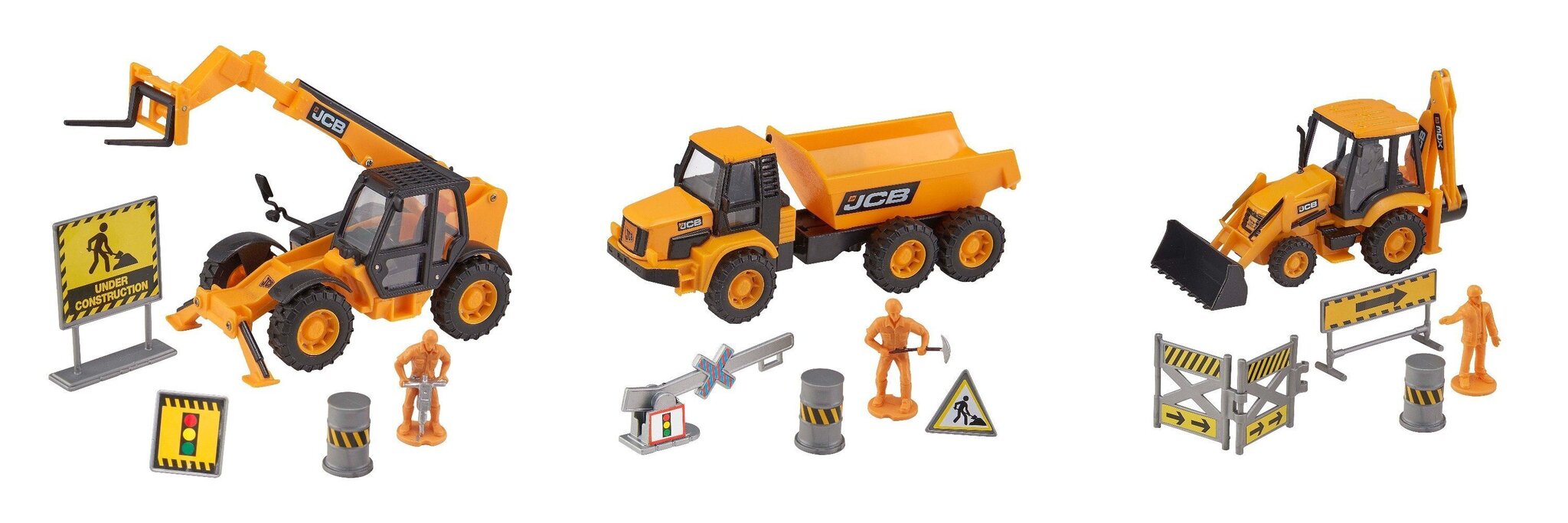 Ehitusmasin JCB, 12,5 cm hind ja info | Mänguasjad poistele | hansapost.ee