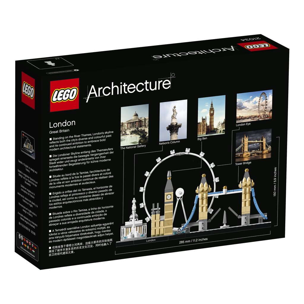 21034 LEGO® Architecture London hind ja info | Klotsid ja konstruktorid | hansapost.ee