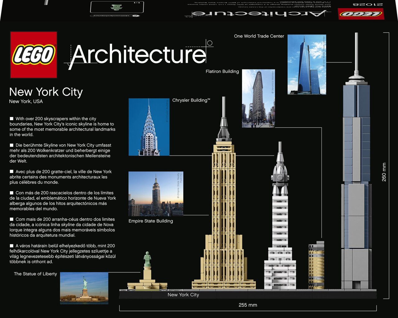 21028 LEGO® Architecture New York цена и информация | Klotsid ja konstruktorid | hansapost.ee