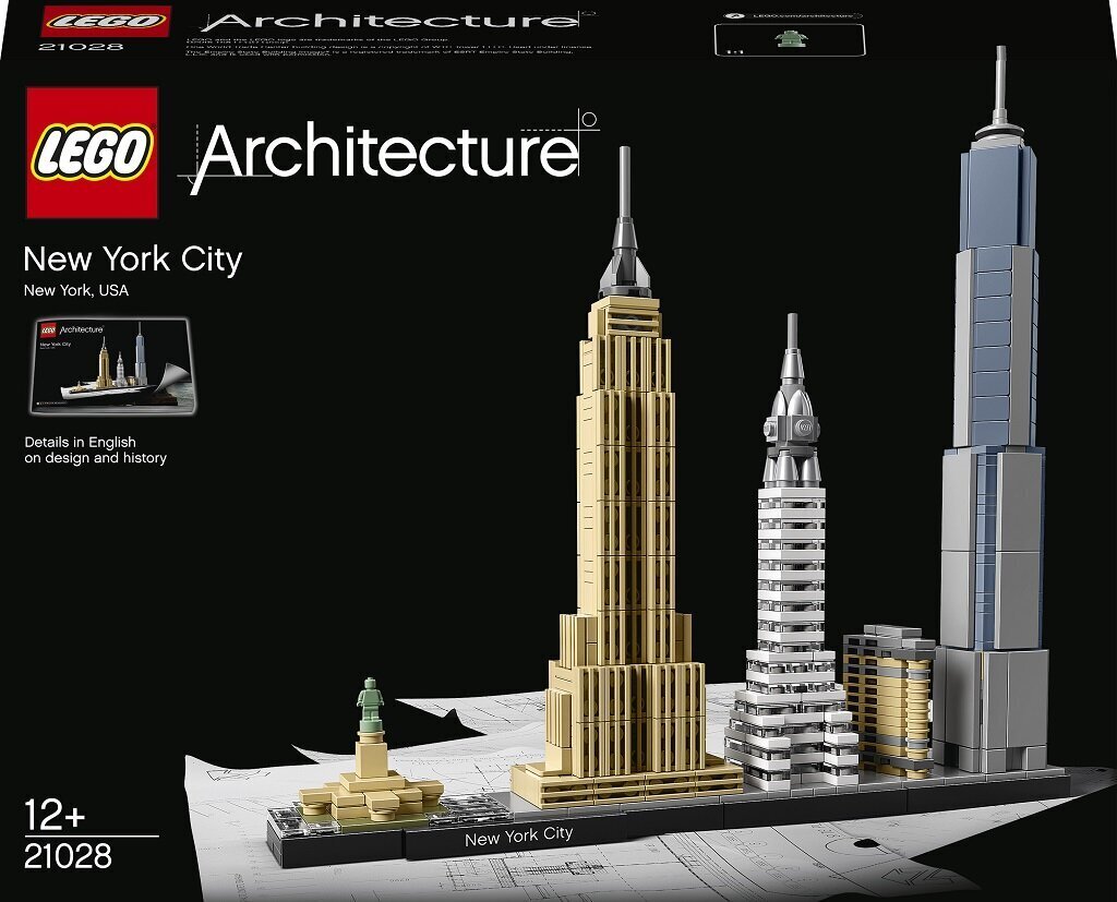 21028 LEGO® Architecture New York цена и информация | Klotsid ja konstruktorid | hansapost.ee