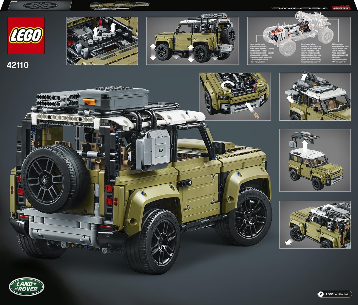 42110 LEGO® Technic Land Rover Defender hind ja info | Klotsid ja konstruktorid | hansapost.ee