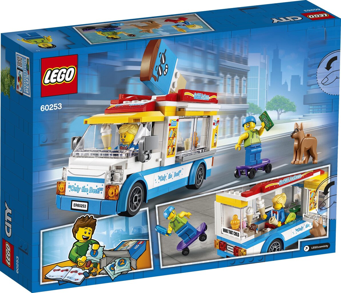 60253 LEGO® City Jäätisebuss цена и информация | Klotsid ja konstruktorid | hansapost.ee