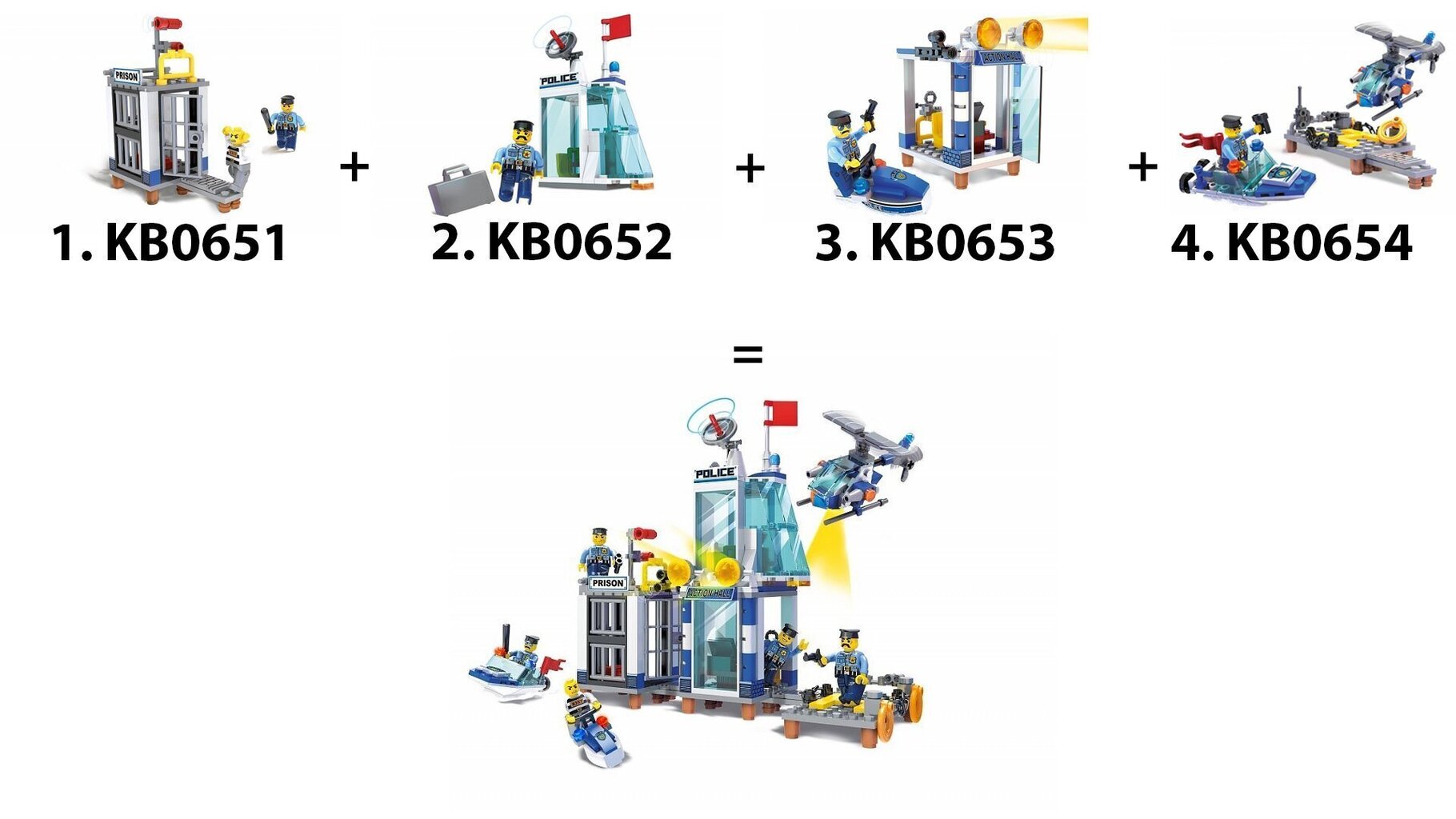 Blocki police 2. Politseitorn price and information | Klotsid ja konstruktorid | hansapost.ee