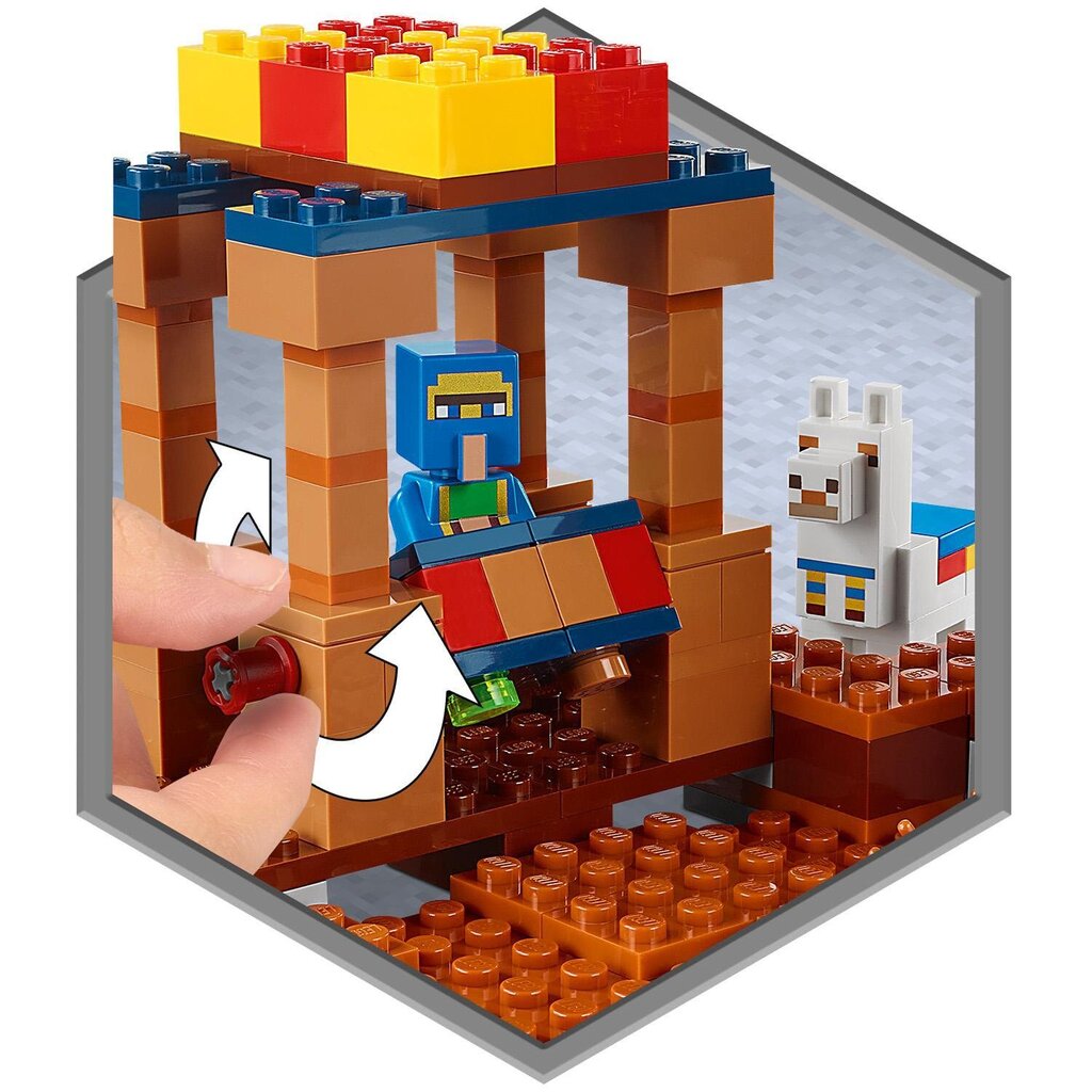 21167 LEGO® Minecraft Kauplemiskoht hind ja info | Klotsid ja konstruktorid | hansapost.ee