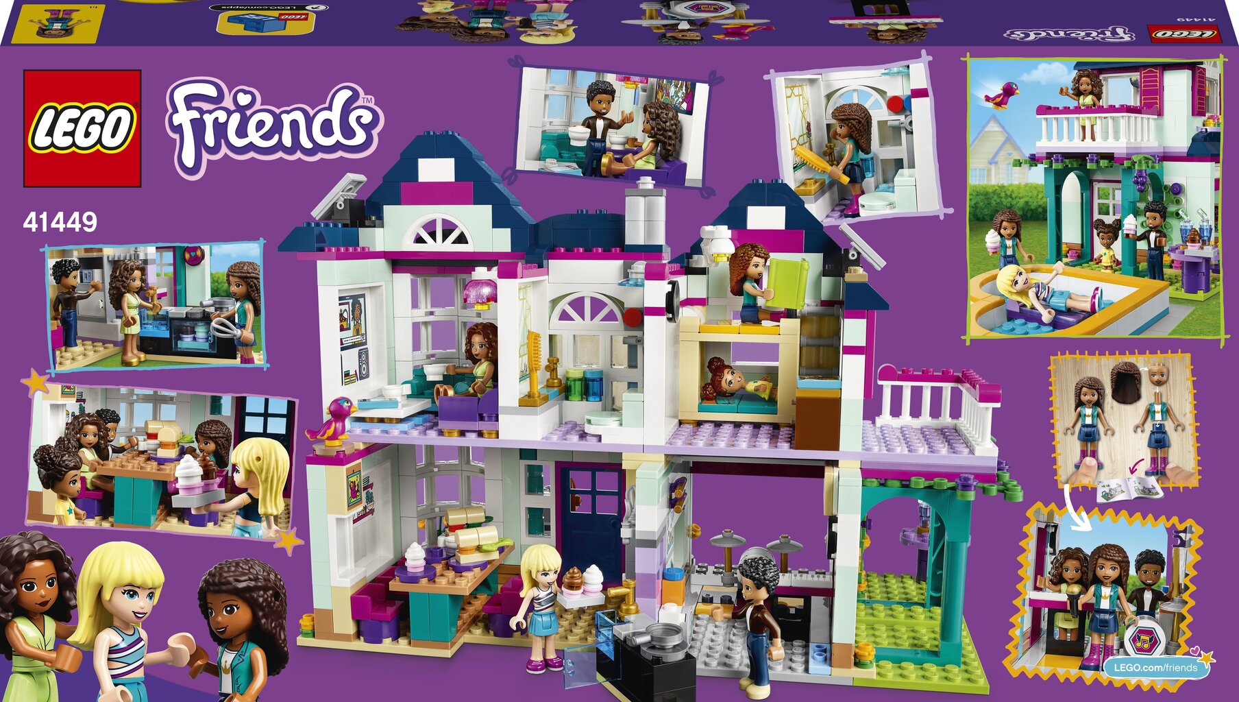 41449 LEGO® Friends Andrea peremaja цена и информация | Klotsid ja konstruktorid | hansapost.ee