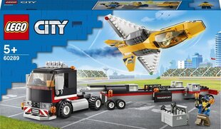 60289 LEGO® City Great Vehicles Платформа для транспортировки реактивного самолета на авиационном празднике цена и информация | Конструкторы и кубики | hansapost.ee