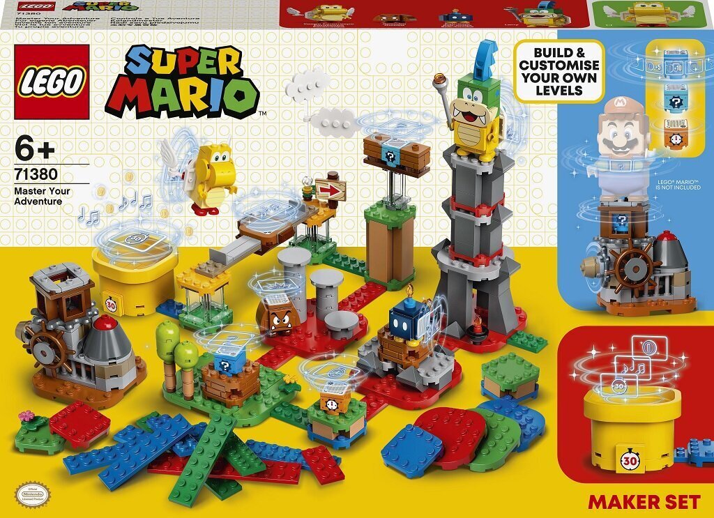 71380 LEGO® Super Mario Kokkupandav seikluselooja komplekt цена и информация | Klotsid ja konstruktorid | hansapost.ee