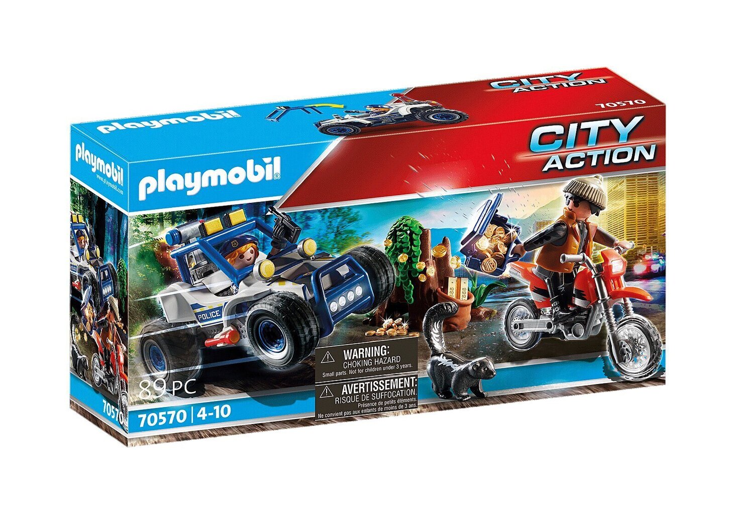 70570 PLAYMOBIL® City Action Politsei missioon maasturiga hind ja info | Klotsid ja konstruktorid | hansapost.ee