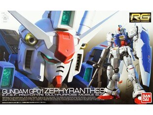 Bandai - RG Gundam GP01 Zephyranthes E.F.S.F. Prototype Multipurpose Mobile Suit, 1/144, 61824 hind ja info | Klotsid ja konstruktorid | hansapost.ee