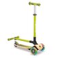 Laste tõukeratas Globber Primo Foldable Wood Lime Green Lights hind ja info | Tõukerattad | hansapost.ee