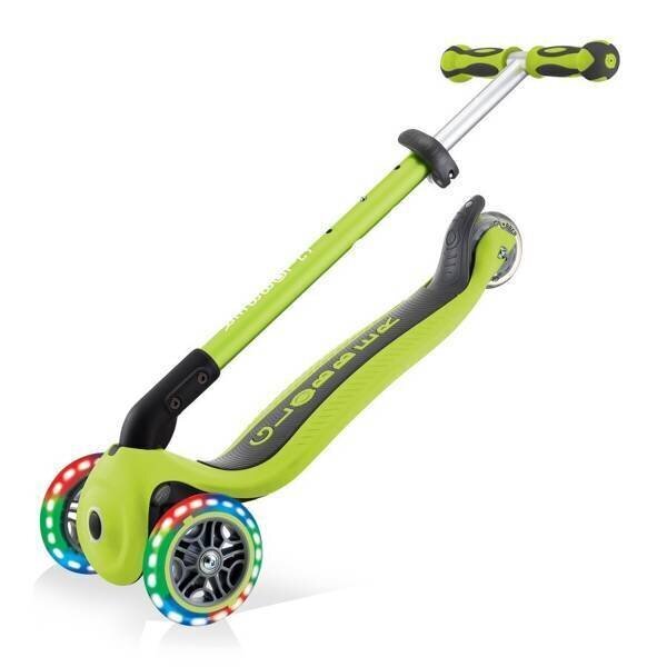 Laste tõukeratas Globber GO UP Deluxe Lights Lime Green price and information | Tõukerattad | hansapost.ee