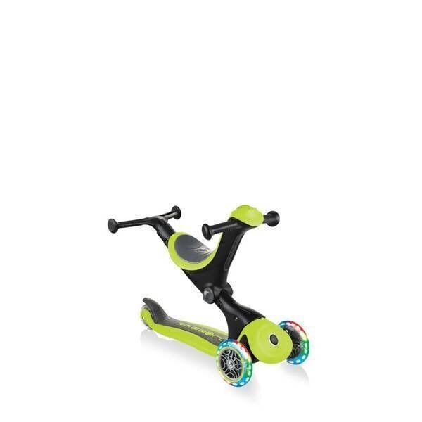 Laste tõukeratas Globber GO UP Deluxe Lights Lime Green price and information | Tõukerattad | hansapost.ee