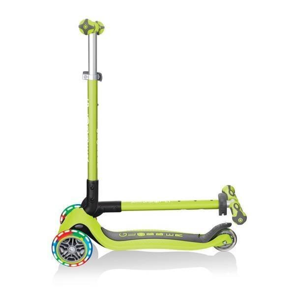 Laste tõukeratas Globber GO UP Deluxe Lights Lime Green price and information | Tõukerattad | hansapost.ee