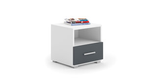 Öökapp ADRK Furniture Emi 06, valge hind ja info | Öökapid | hansapost.ee