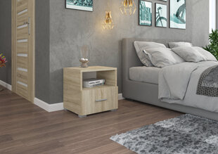 Ночная тумбочка ADRK Furniture Emi 11, цвет дуба цена и информация | Ночные шкафы | hansapost.ee