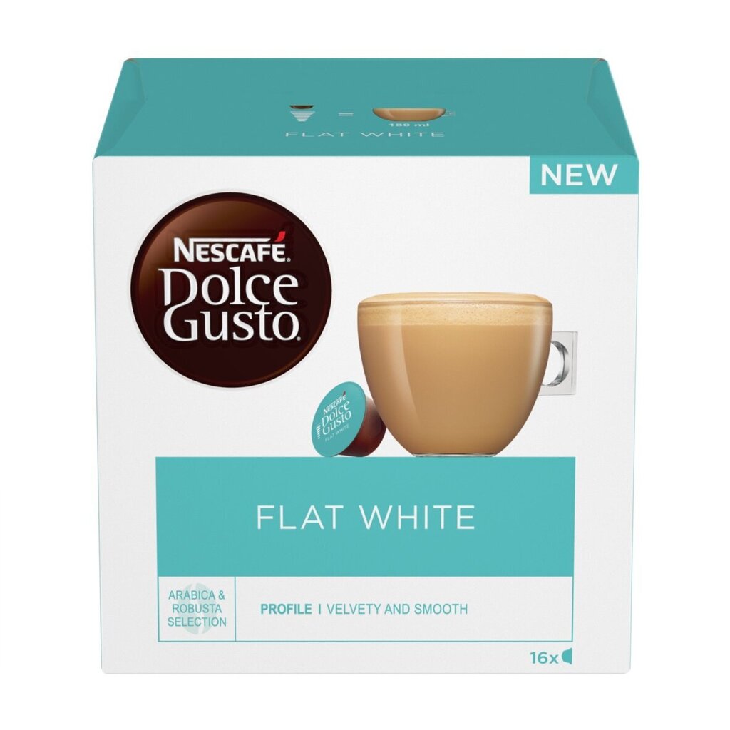 Kohvikapslid Dolce Gusto Flat White, 16 kaps цена и информация | Kohv ja kakao | hansapost.ee