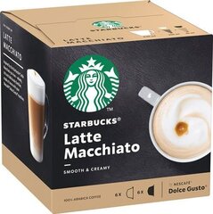 STARBUCKS Latte Macchiato by NESCAFÉ DOLCE GUSTO kohvi kapslid, 12 kapslit.. hind ja info | Kohv ja kakao | hansapost.ee