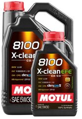 Õli Motul 8100 X-Clean Efe C2/C3 Sünteetiline, 5W30, 5L цена и информация | Моторные масла | hansapost.ee